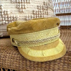 Brixton corduroy fiddler fisherman hat